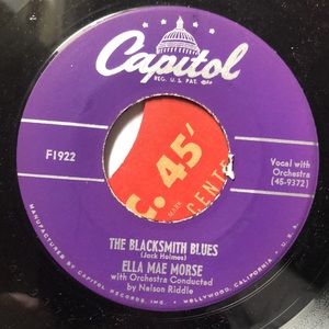 Ella Mae Morse Love Me Or Leave Me/The Blacksmith Blues Vinyl 45 Record '52